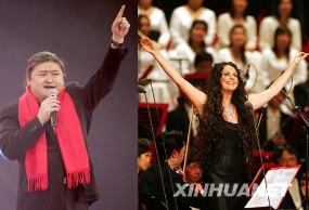 奥运开幕式主题歌将由刘欢和布莱曼演唱 [组图]