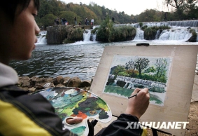 贵阳花溪初冬美景醉游人 [组图]