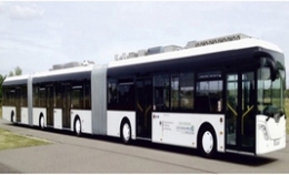 德国生产世界最长公共汽车 长30米有256个座位(图)