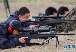 中国军警神枪手扬威国际狙击手大赛