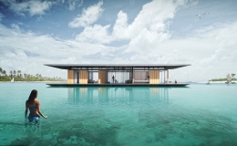 新加坡建筑师打造水上全景漂浮屋