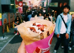 新加坡女孩的环球街头美食 “自拍照”