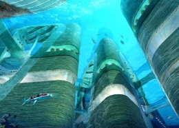 中国公司提出海上浮城未来设计 打造水上城市