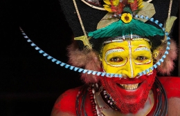 全球个性土著部落装扮