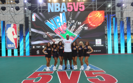 NBA5V5五人制精英篮球赛南京站莫宁现身