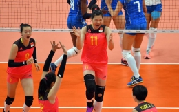 中国女排3-0完胜意大利 取小组赛首胜