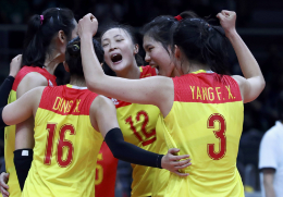 12年后再夺金!中国女排3-1大逆转