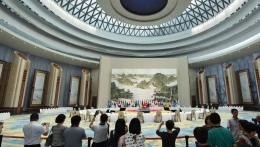 G20杭州峰会主场馆对公众开放