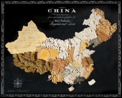吃货眼中的世界地图