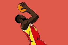 NBA球星插画重现经典姿势