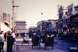 六十年前的北京正阳门大街