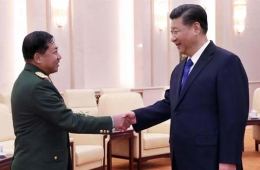 习近平会见缅甸国防军总司令