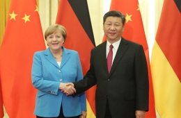 习近平与德国总理默克尔举行会晤