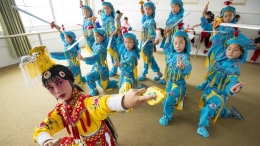 京剧走进乡村小学