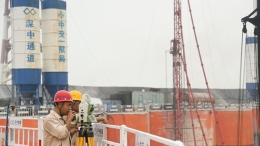 深中通道建设工程进展顺利
