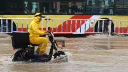 福建厦门遭遇暴雨天气