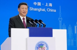习近平出席首届进口博览会开幕式并发表演讲