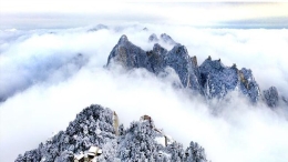 雪后华山 冬日画境