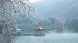 冰雪庐山 银装素裹