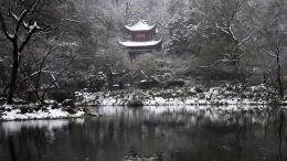 雪后岳麓景如画