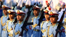 缅甸庆祝独立71周年