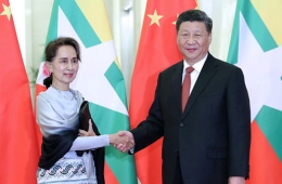 ä¹ è¿‘å¹³ä¼šè§ç¼…ç”¸å›½åŠ¡èµ„æ”¿æ˜‚å±±ç´ å­£