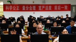 海南省高考阅卷有序进行