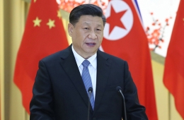 习近平出席金正恩举行的欢迎宴会