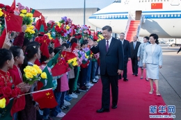 国家主席习近平抵达澳门