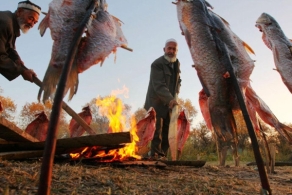 知食：探究新疆大地与原始的古法烤鱼