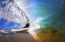 美极了 澳大利亚的彩色海浪