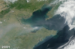 NASA拍北京雾霾15年