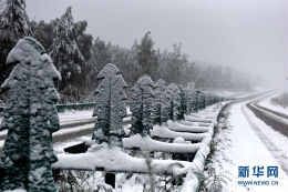 黑龙江漠河八月飞雪