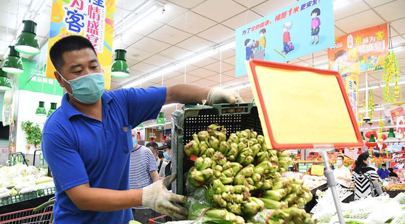 加大农产品备货量 保障市场供应