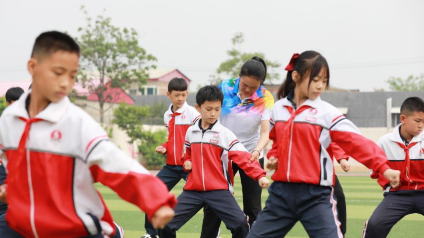 校园里的武术操
