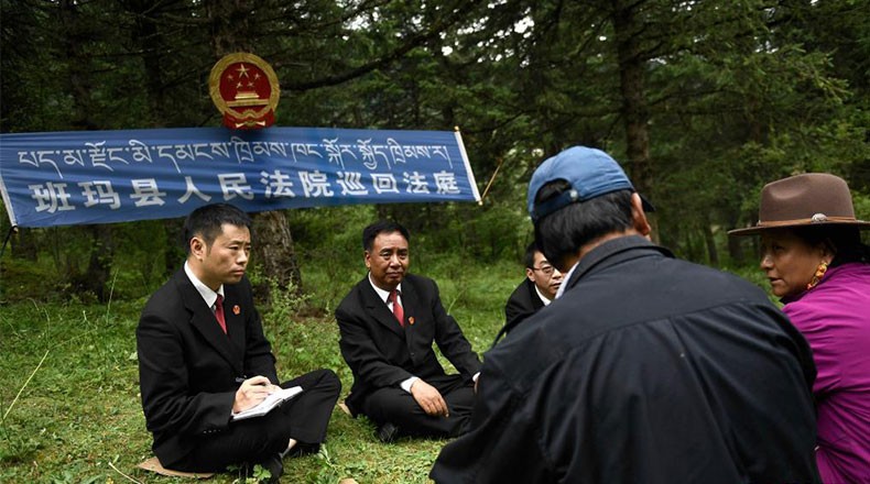 高原林区里的巡回法庭