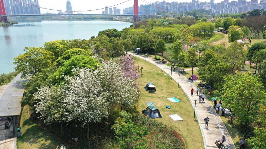 户外搭帐篷：把家搬进春天里