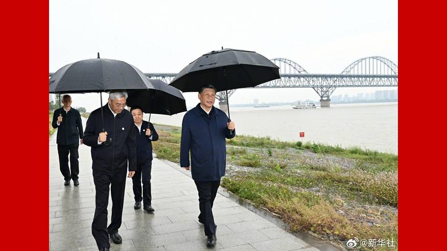 习近平在江西九江市考察调研