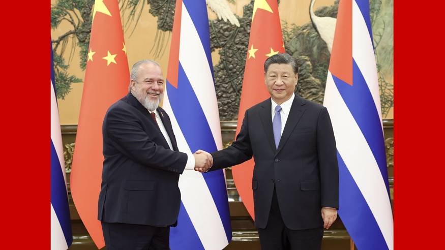 习近平会见古巴总理马雷罗