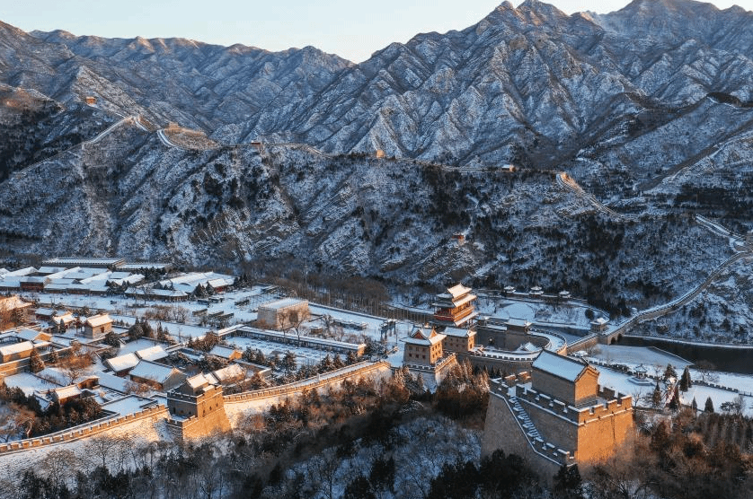 美丽中国丨雪后居庸关长城