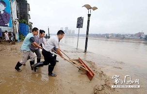 凯风独家：广西融安洪灾过后忙清淤