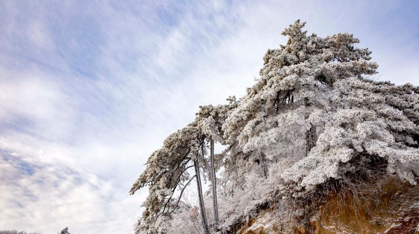 安徽霍山雪景如画