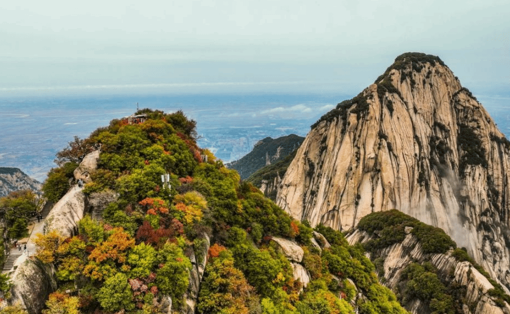 美丽中国丨西岳华山层林尽染