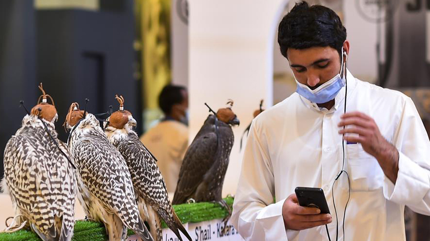卡塔尔举办第四届国际狩猎和猎鹰展