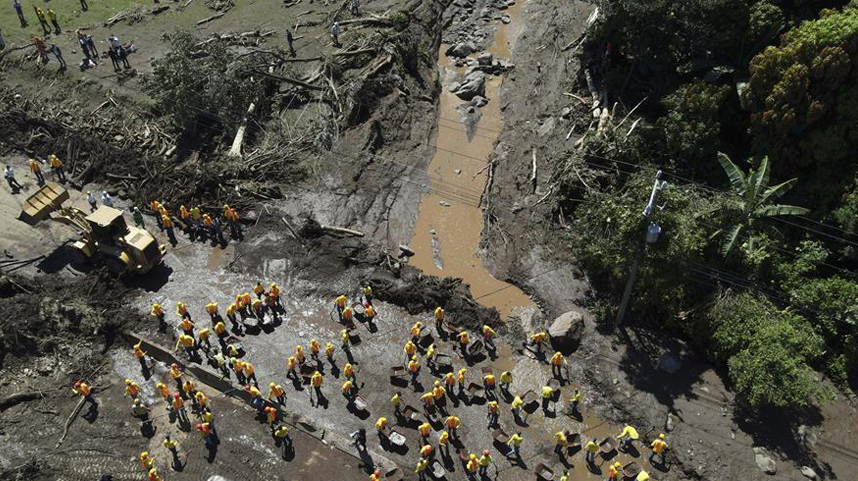 萨尔瓦多发生泥石流灾害至少6人死亡