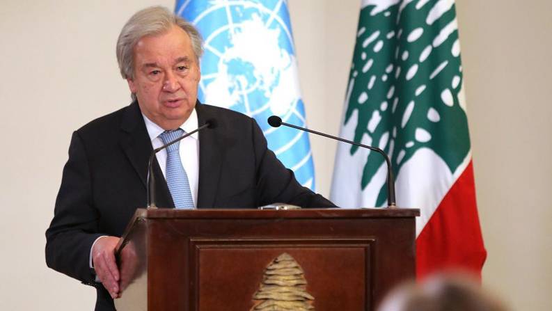 古特雷斯敦促国际社会给予黎巴嫩更多支持