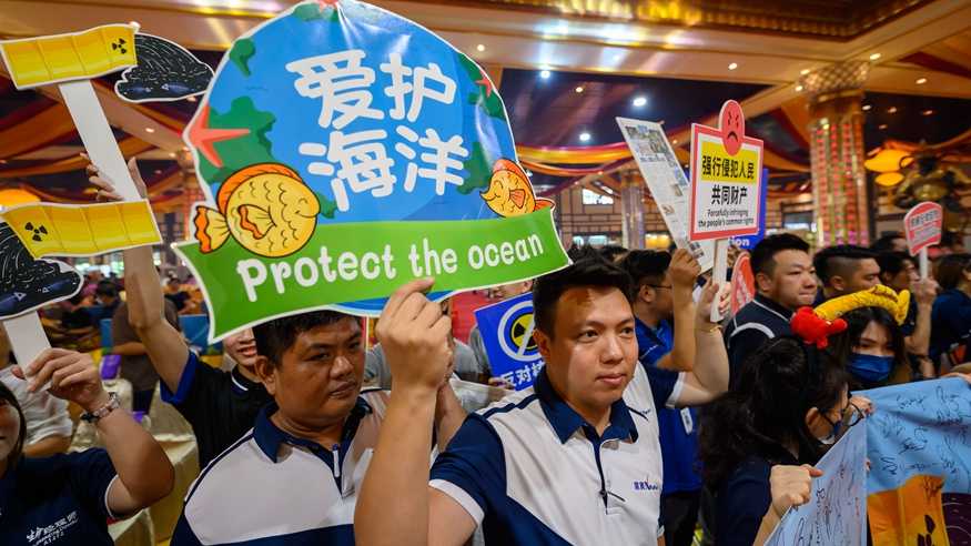 马来西亚万名民众反对日本核污染水排海