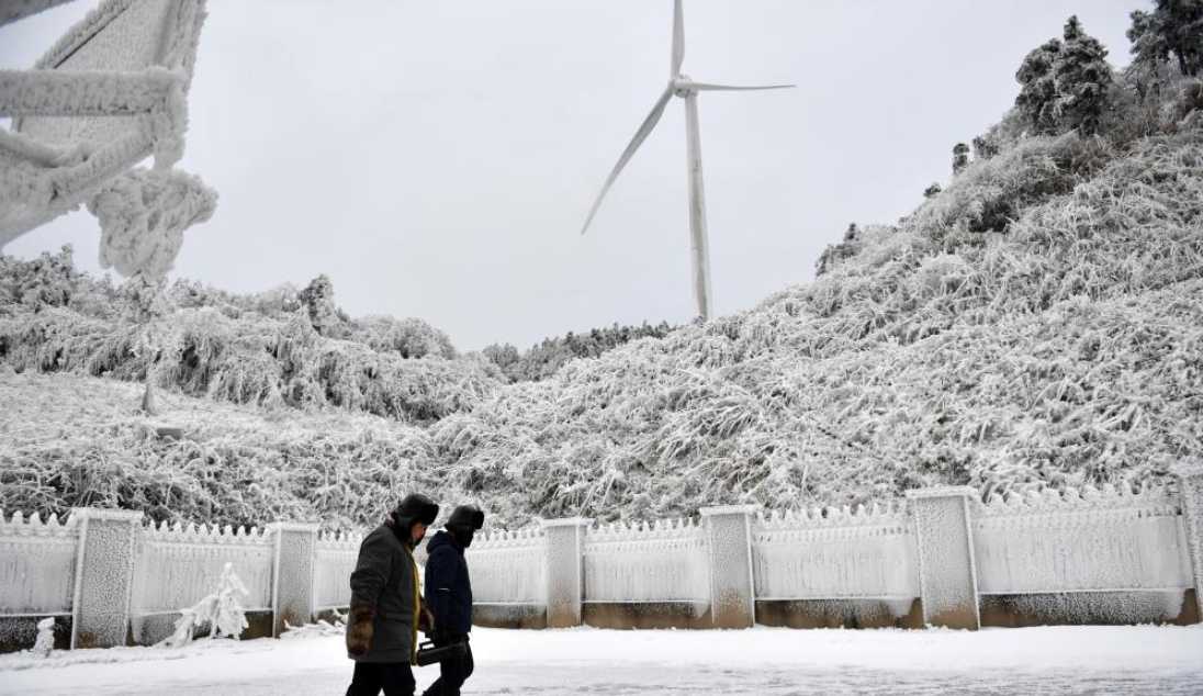 海拔1420米，电力“哨兵”风雪中守护万家灯火