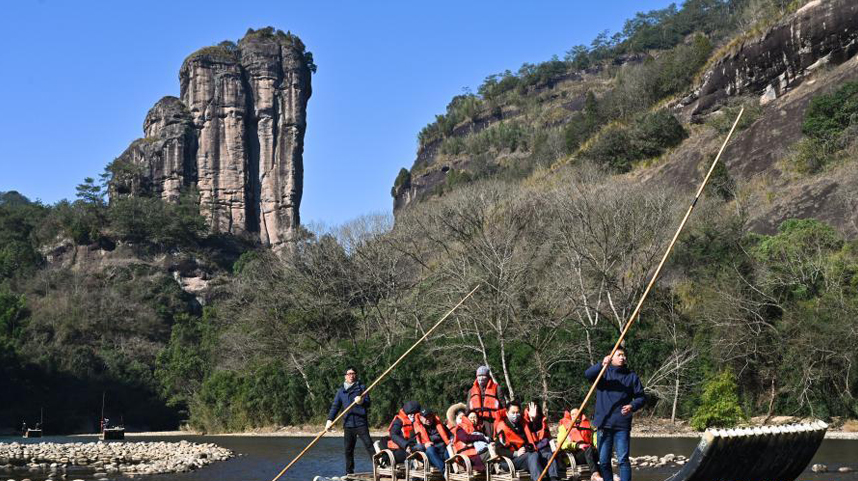 福建武夷山：冬日九曲溪