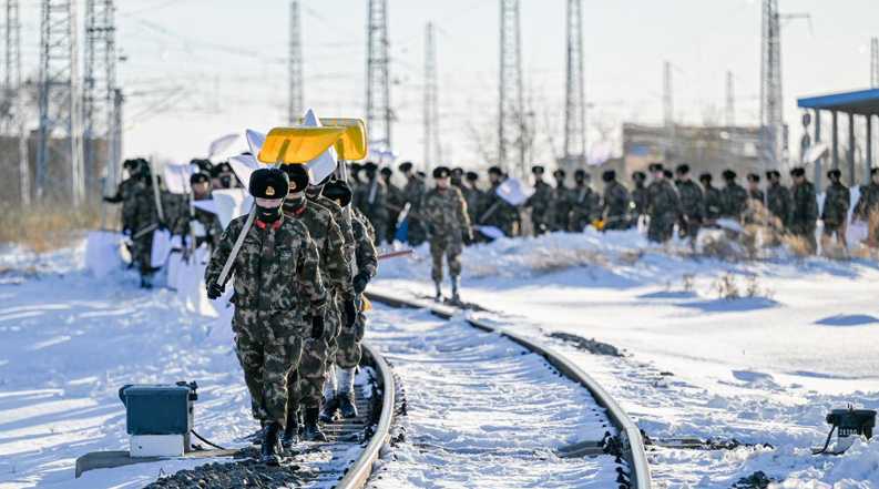 内蒙古通辽市全力抗击雪灾